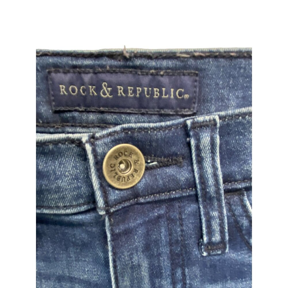 Rock & Republic Jeans Size 6 Kashmiere Midrise Stretch Skinny Womens - Picture 5 of 10